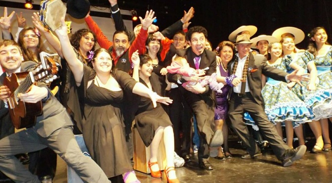 Exitoso montaje cuequero de los Residentes de la Cueca, en la “Noche de la Victoria”